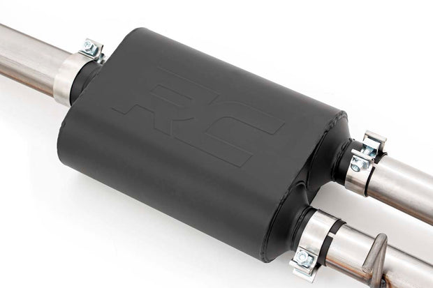 Dual Cat-Back Exhaust System w/ Black Tips 19-21 Chevy/GMC 1500 6.2L Rough Country