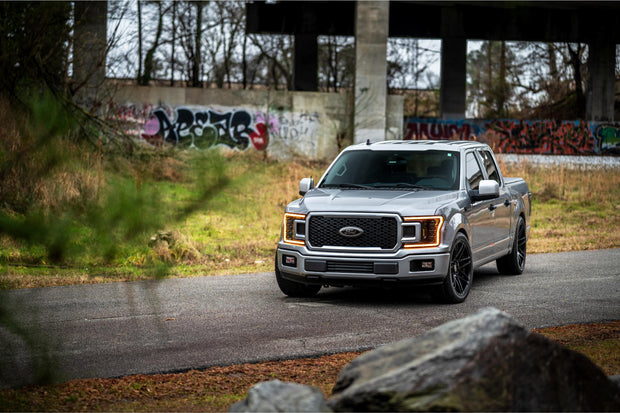 XB LED Headlights: Ford F-150 (18-20 / Amber DRL / Set)