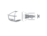 2024-Up Can-Am Maverick R, Steel Front Race Bumper, Builders Kit MBRP 