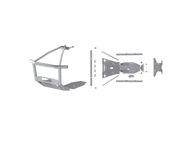 2024-Up Can-Am Maverick R, Steel Front Race Bumper, Builders Kit MBRP 
