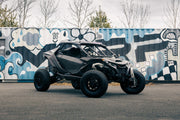2024-Up Can-Am Maverick R, Black-Coated Steel, Rock Slider Kit MBRP