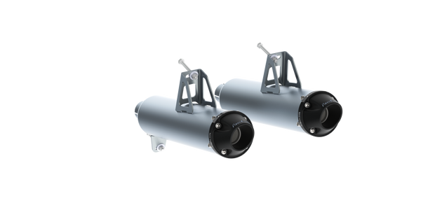 Dual Slip-On Mufflers For 13-18 Can-Am Maverick MBRP