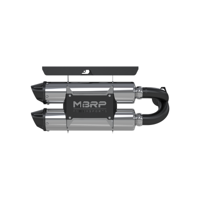 Stacked Dual Slip On Exhaust Pipe Performance Series For 14 Polaris RZR XP 1000 MBRP