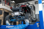 20-Up Polaris RZR PRO XP Slip-on Active Exhaust Dual Outlet with Carbon Fiber Tips Performance Series MBRP