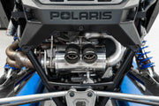 2022-Up Polaris RZR PRO R T304 Single Slip-on Dual Outlet Performance Series Exhaust with Carbon Fiber Tips MBRP