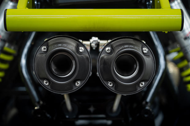 2020-2024 Polaris Sportsman XP 1000S and Scrambler XP 1000 Performance Series 4 Inch Dual Slip-on Exhaust MBRP