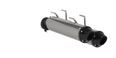 Stacked Dual Slip On Exhaust Pipe Performance Series For 15-19 Arctic Cat WildCat X Models MBRP
