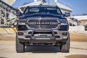 Dodge 09-18 RAM 1500 Bull Bar w/LED Light Bar Black Rough Country