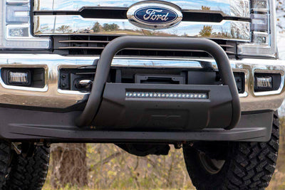 Ford 17-20 F-250 Bull Bar w/LED Light Bar Black Rough Country