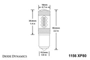 1156 XP80 LED Amber Pair Diode Dynamics
