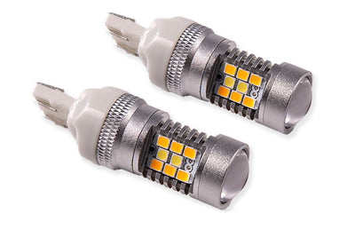 7443 LED Bulb HP24 LED Cool White Switchback Pair Diode Dynamics