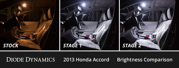 Interior LED Kit for 2013-2017 Honda Accord, Cool White Stage 2 Diode Dynamics