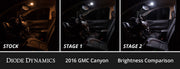Interior LED Kit for 2015-2022 GMC Canyon, Cool White Stage 2 Diode Dynamics