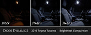 Interior LED Kit for 2016-2023 Toyota Tacoma, Cool White Stage 2 Diode Dynamics