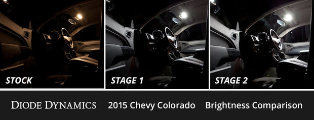 Interior LED Kit for 2015-2022 Chevrolet Colorado, Cool White Stage 1 Diode Dynamics