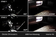 Interior LED Kit for 2005-2009 Ford Mustang, Cool White Stage 2 Diode Dynamics