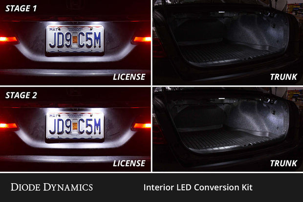 Interior LED Kit for 2016-2023 Nissan Maxima, Cool White Stage 1 Diode Dynamics