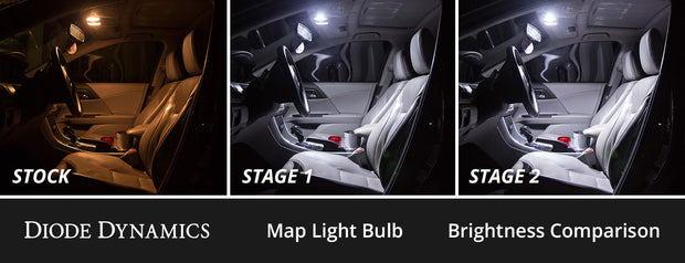Interior LED Kit for 2012-2016 Chevrolet Malibu, Cool White Stage 2 Diode Dynamics