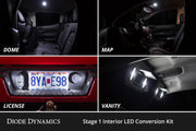 Interior LED Kit for 2007-2013 Chevrolet Avalanche, Cool White Stage 2 Diode Dynamics