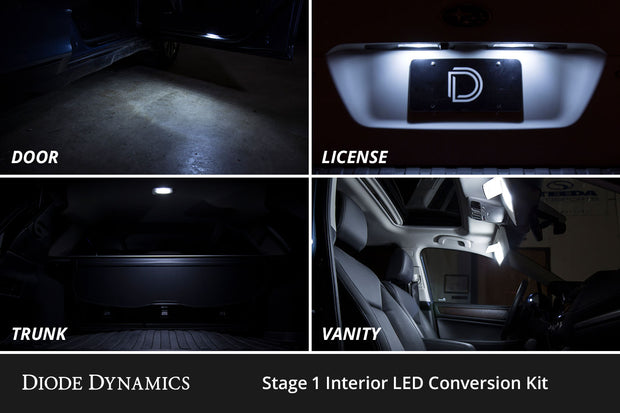 Interior LED Kit for 2007-2014 Chevrolet Suburban, Cool White Stage 2 Diode Dynamics