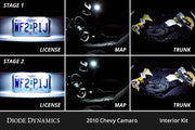 Interior LED Kit for 2010-2015 Chevrolet Camaro,  Cool White Stage 2 Diode Dynamics