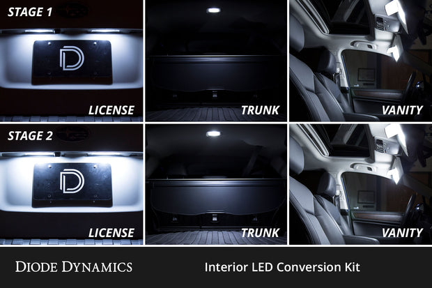 Interior LED Kit for 2006-2012 Toyota RAV4, Cool White Stage 1 Diode Dynamics