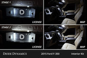 Interior LED Kit for 2008-2016 Ford Super Duty F250/F350, Cool White Stage 1 Diode Dynamics