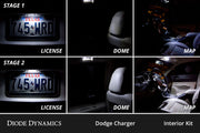 Interior LED Kit for 2006-2010 Dodge Charger, Cool White Stage 1 Diode Dynamics