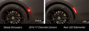 LED Sidemarkers for 2016-2021 Chevrolet Camaro, Amber/Red (set)