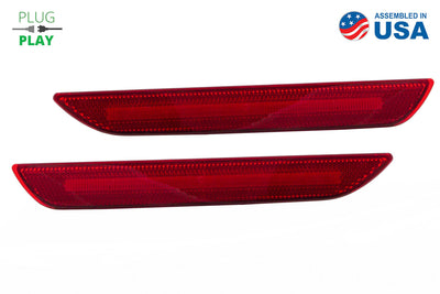 LED Sidemarkers for 2015-2021 EU/AU Ford Mustang, Red (pair)