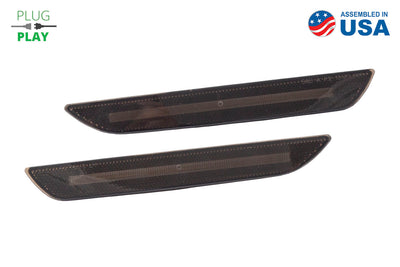 LED Sidemarkers for 2015-2021 EU/AU Ford Mustang, Smoked (pair)