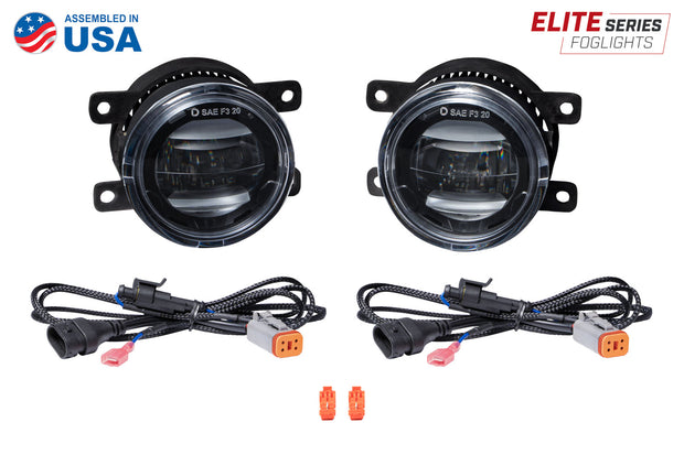 Elite Series Fog Lamps for 2013-2017 Subaru BRZ Pair Cool White 6000K Diode Dynamics