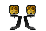SS3 LED Ditch Light Kit for 2018-2021 Subaru Crosstrek, Pro Yellow Combo Diode Dynamics