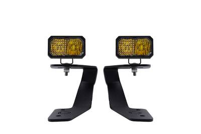 Stage Series 2in LED Ditch Light Kit for 2018-2021 Subaru Crosstrek, Pro Yellow Combo