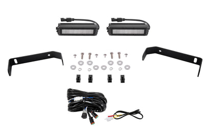 SS6 LED Lightbar Kit for 2019-2021 Ford Ranger, White Wide