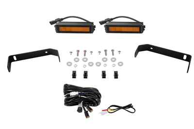 SS6 LED Lightbar Kit for 2019-2021 Ford Ranger, Amber Wide