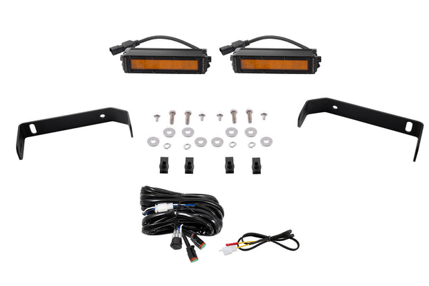 SS6 LED Lightbar Kit for 2019-2021 Ford Ranger, Amber Wide