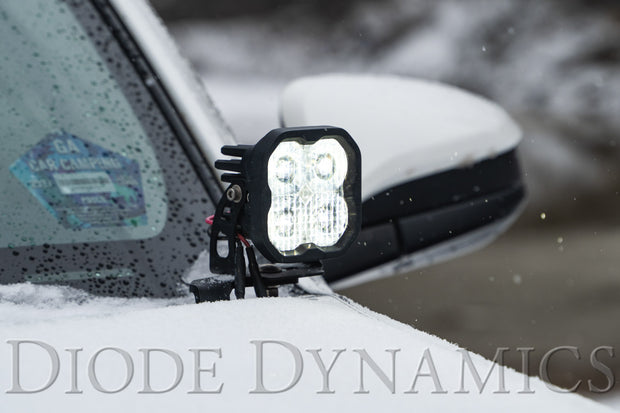 Stage Series 2in LED Ditch Light Kit for 2010-2021 Toyota 4Runner Sport White Combo Diode Dynamics