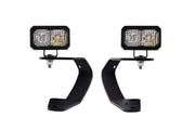 Stage Series 2in LED Ditch Light Kit for 2010-2021 Toyota 4Runner Sport White Combo Diode Dynamics
