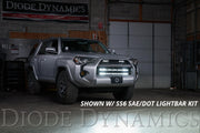 SS30 Single Stealth Lightbar Kit for 2014-2019 Toyota 4Runner Amber Combo Diode Dynamics