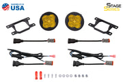SS3 LED Fog Light Kit for 2012-2014 Honda CR-V White SAE Fog Sport w/ Backlight Diode Dynamics