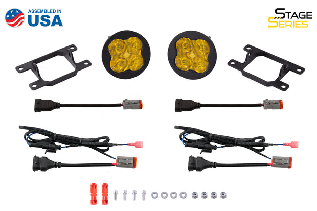 SS3 LED Fog Light Kit for 2012-2014 Honda CR-V White SAE Fog Max w/ Backlight Diode Dynamics