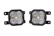 SS3 LED Fog Light Kit for 2009-2014 Ford Focus White SAE Fog Pro w/ Backlight Diode Dynamics
