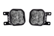 SS3 LED Fog Light Kit for 2009-2014 Ford Focus White SAE Fog Pro w/ Backlight Diode Dynamics