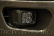 SS3 LED Fog Light Kit for 2019-2021 Ford Ranger White SAE Fog Max w/ Backlight Diode Dynamics