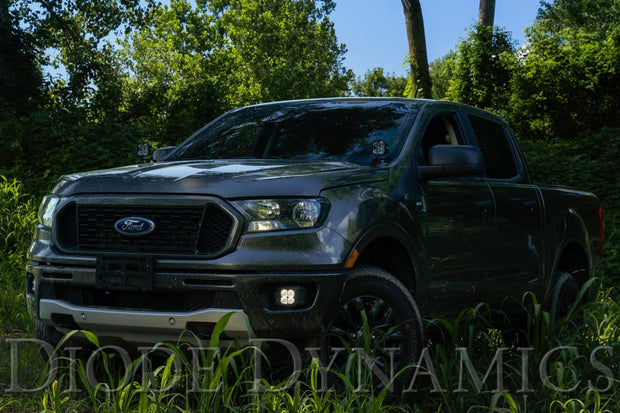 SS3 LED Fog Light Kit for 2019-2021 Ford Ranger White SAE Fog Max w/ Backlight Diode Dynamics