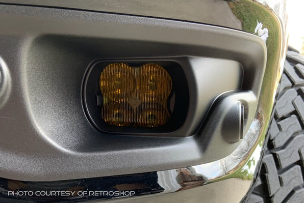 SS3 LED Fog Light Kit for 2019-2021 Ram 1500 (non-LED) Yellow SAE Fog Max w/ Backlight Diode Dynamics