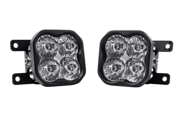 SS3 LED Fog Light Kit for 2019-2021 Ram 1500 (non-LED) Yellow SAE Fog Max w/ Backlight Diode Dynamics