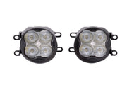 SS3 LED Fog Light Kit for 2016-2021 Toyota RAV4 White SAE Fog Pro w/ Backlight Diode Dynamics
