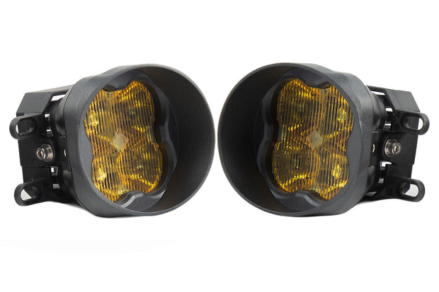 SS3 LED Fog Light Kit for 2016-2021 Toyota RAV4 White SAE Fog Pro w/ Backlight Diode Dynamics